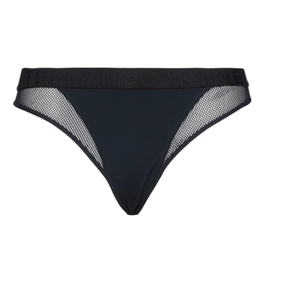 STELLA MCCARTNEY Black Mesh Bikini swimsuit Bottom M